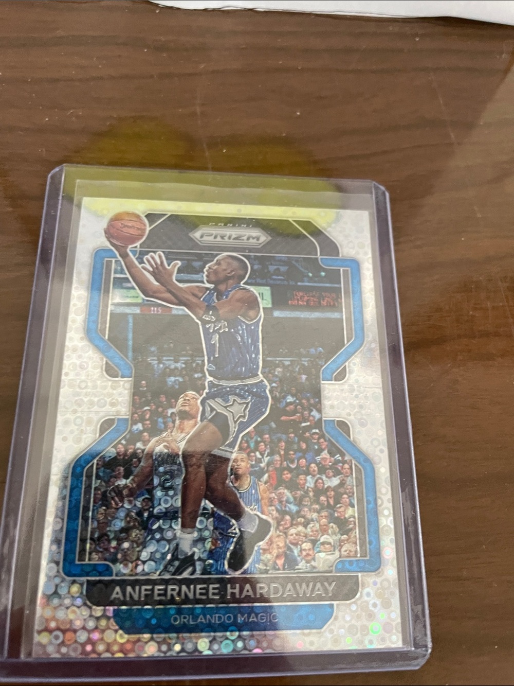 Panini Basketball Card Anfernee Hardaway Blue Silver